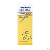 Perdolan® Enfants, sirop avec 32 mg de paracétamol par ml, pour le traitement symptomatique de la fièvre et de la douleur chez les enfants, 200 ml